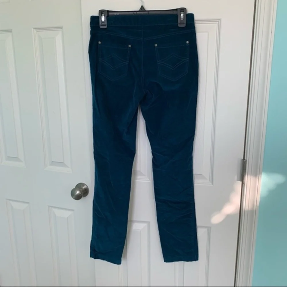 Pajama jeans‎ teal blue corduroy jeans size small